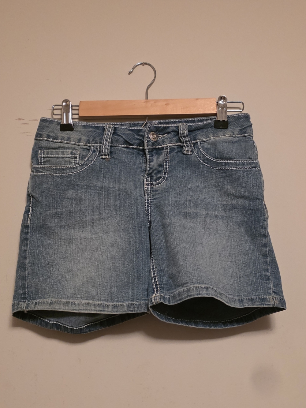 Light Wash Denim Jean Shorts for Women